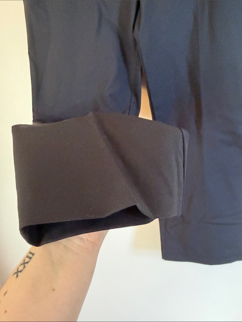🆕 NWT iltm Black Kick Flare Leg Ankle Dress Pants - Picture 6 of 11